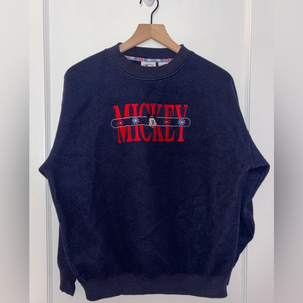 Vintage 90s Disney Mickey Mouse Sweatshirt - Picture 1 of 6